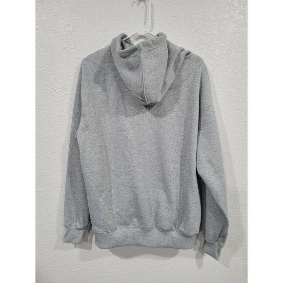 Pro Fei Men's‎ Gray Hooded Sweatshirt Soft size Medium #15 - Picture 2 of 3